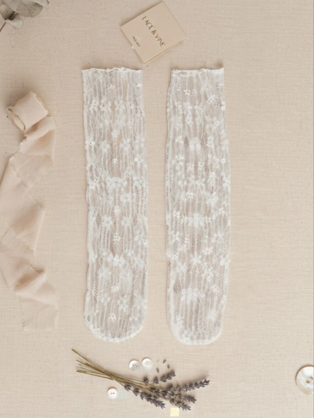 White Lace Sheer Socks Tulle Mesh Sexy Slouch Stocking - Picture 4 of 6